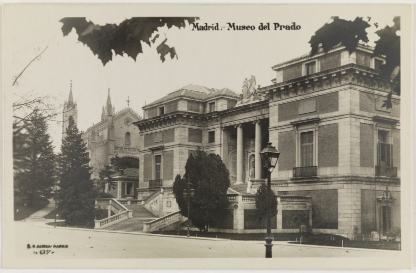 Imagen de la obra: "Museo del Prado, vista de la fachada norte o de Goya"