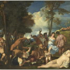 La bacanal de los andrios. Tiziano