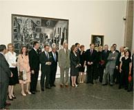 SS.MM. los Reyes han inaugurado hoy la exposición Picasso. Tradición y vanguadia que celebran simultáneamente el Museo del Prado y el Museo Reina Sofía