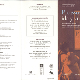 Picasso : ida y vuelta : Universidad Complutense : cursos de verano 2006 / Museo Nacional de Prado , Museo Nacional Centro de Arte Reina Sofía.