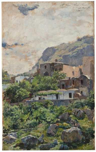 Imagen de la obra: "Paisaje de Capri"