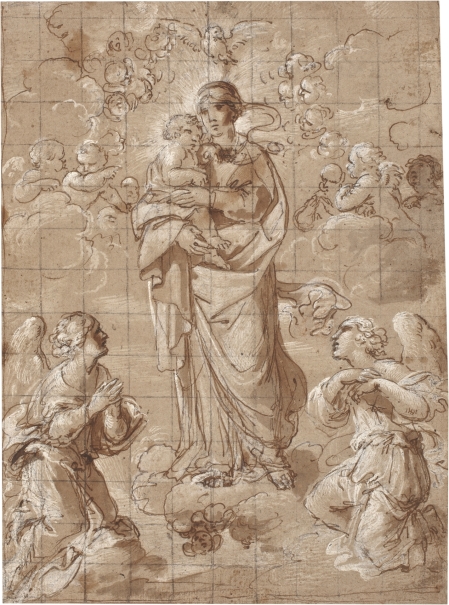 Image of the artwork: "The Virgin and Child with Angels"