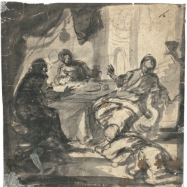 Mary Magdalen at the Feet of Christ