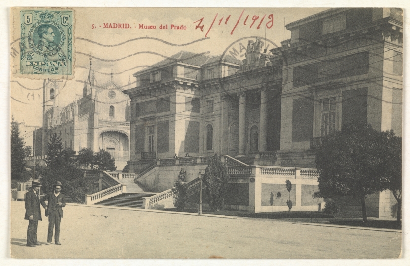 Imagen de la obra: "Museo del Prado, vista de la fachada norte o de Goya"
