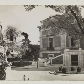 Museo del Prado, vista de la fachada norte o de Goya