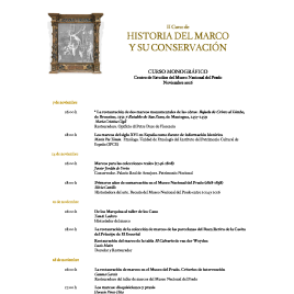 II Curso de Historia del marco y su conservación [Recurso electrónico]: curso monográfico / Museo Nacional del Prado.