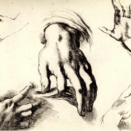 Invitación para una visita a la exposición "El maestro de papel. Cartillas para aprender a dibujar de los siglos XVII al XIX"
