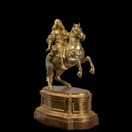 Imagen de Carlos II a caballo
