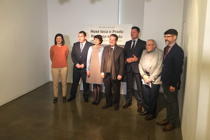 El Museo del Prado se hace accesible a personas con discapacidad visual en la Pinacoteca Francisco Fernández del Riego en Vigo