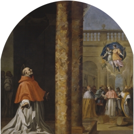 Reconocimiento del cartujo y cardenal san Nicolás Albergati
