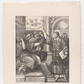 Saint Stephen accused of Blasphemy