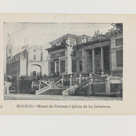 Museo del Prado, vista de la fachada norte o de Goya