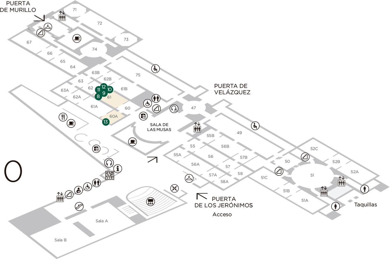Plano de la exposición - Planta 0