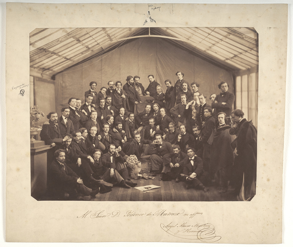 Imagen Artistas en el estudio del fotógrafo