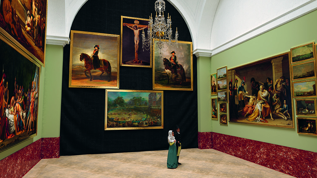 Picture of Recreation of the ‘Third Room’ at the Museo del Prado in 1819