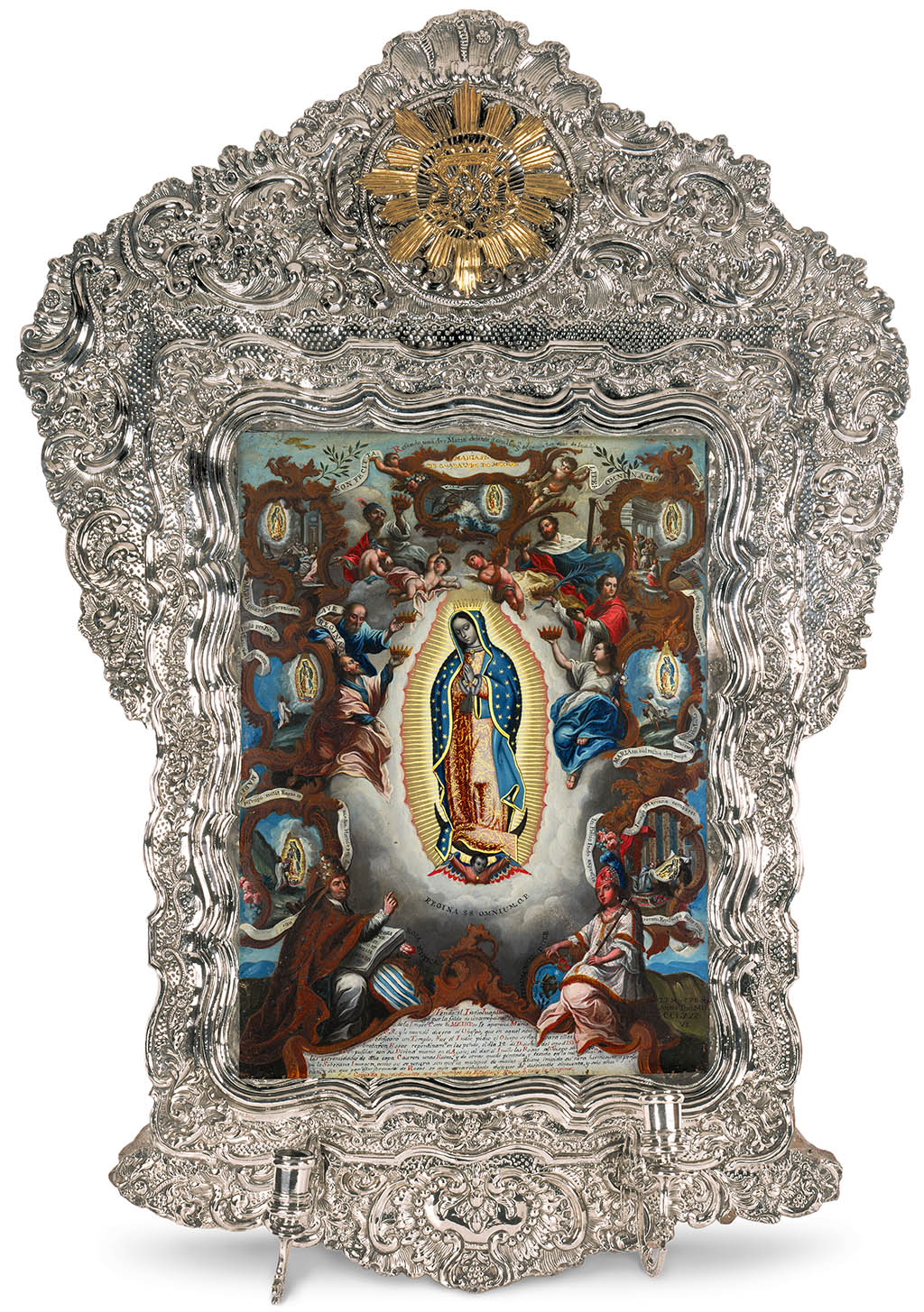 Imagen de Alegoría del patronato de la Virgen de Guadalupe sobre la Nueva España