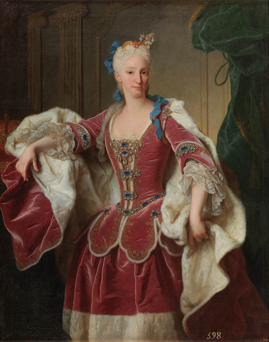 Retrato de La reina Isabel de Farnesio de Jean Ranc