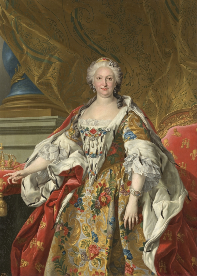 Imagen de la obra La reina Isabel de Farnesio de Louis-Michel van Loo