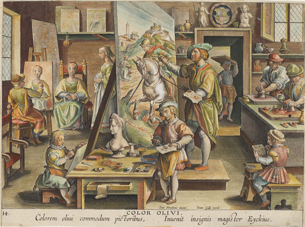 Picture of Color Olivi (Invention of Oil Painting)