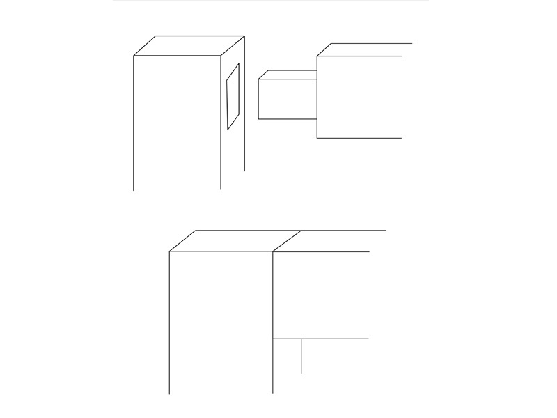 Ensamblaje a caja y espiga