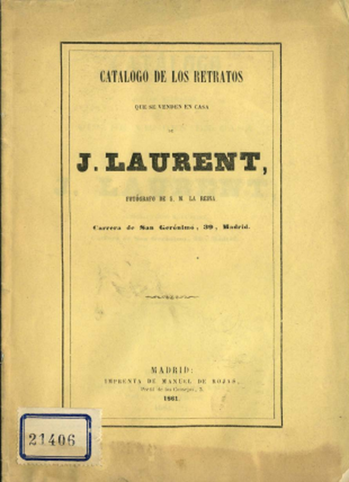 Imagen de J. Laurent Cat&aacute;logo de los retratos