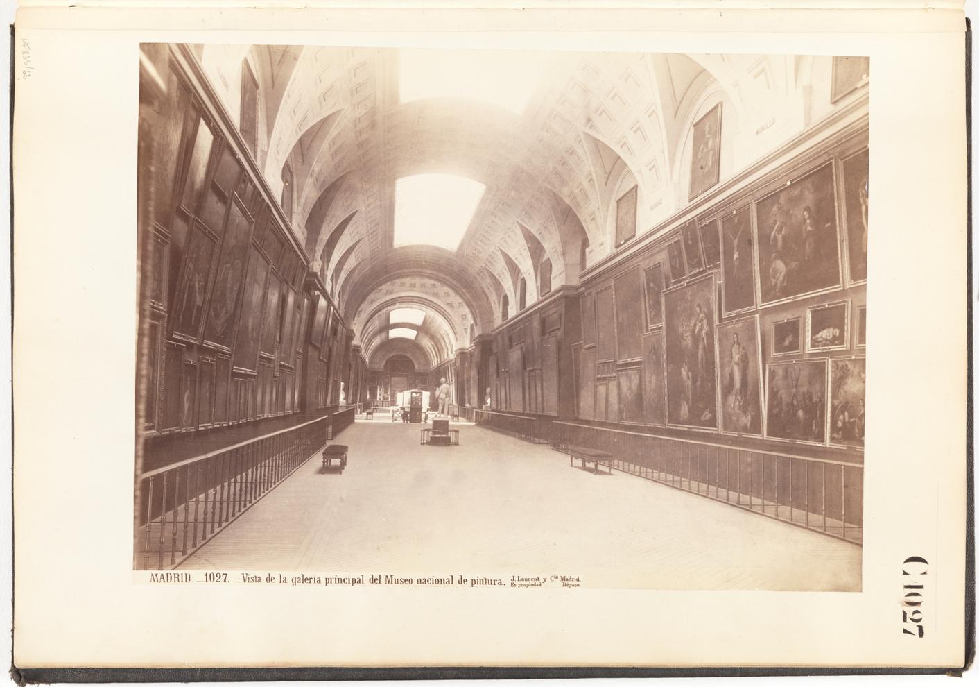 Imagen de vista de la Galer&iacute;a Central del Museo Nacional de Pintura y Escultura