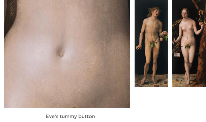 Eve’s tummy button