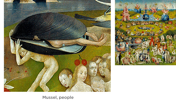 Mussel, people
