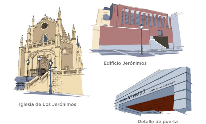 Detalles de la Puerta de los Jerónimos