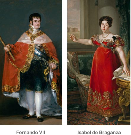 Fernando VIII e Isabel de Braganza