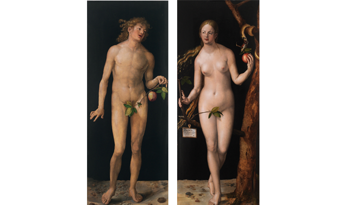 Adán y Eva de Durero