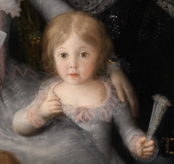 Detalle do&ntilde;a Joaquina con 4 a&ntilde;os