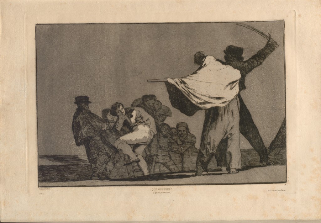 Imagen de “¡Que guerrero! (Quel guerrier)”, L’Art: Revue Hebdomadaire Illustrée, III, t. 9 (1877)