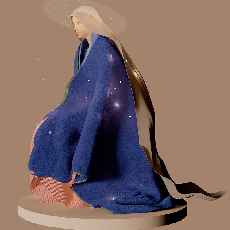Homenaje a La Anunciación de Fra Angelico