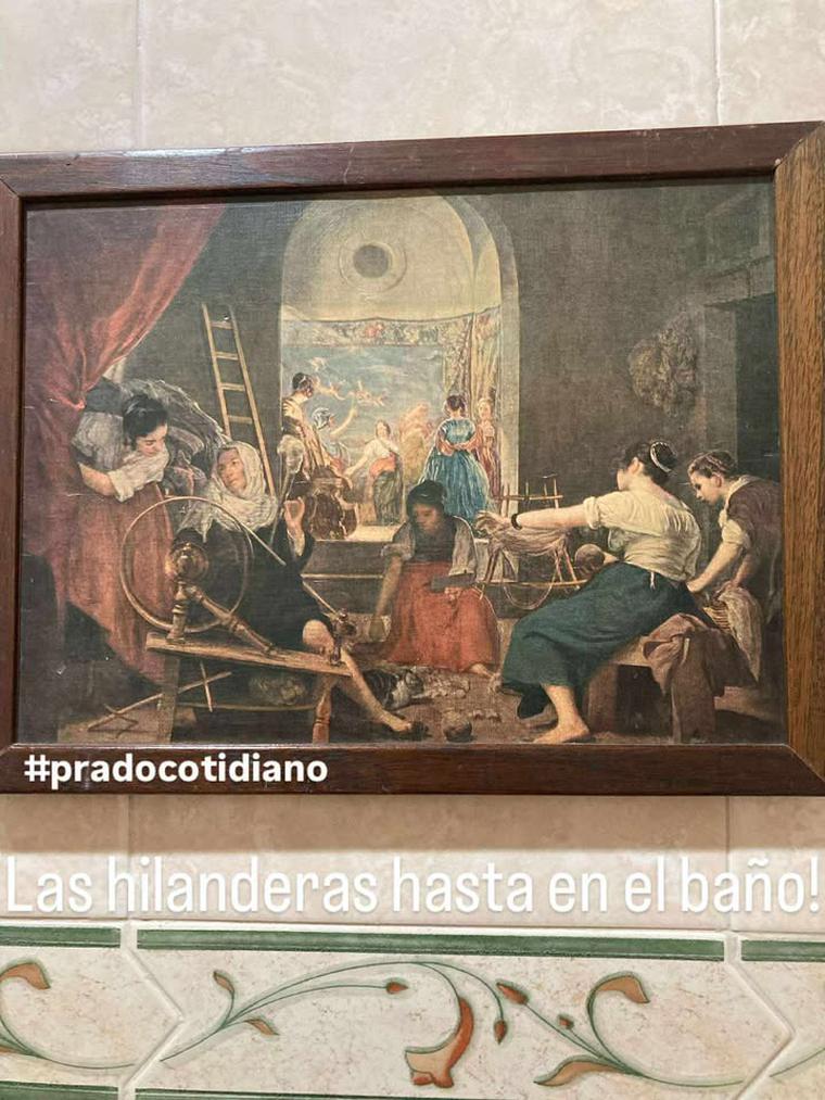 Reproducción de Las hilanderas