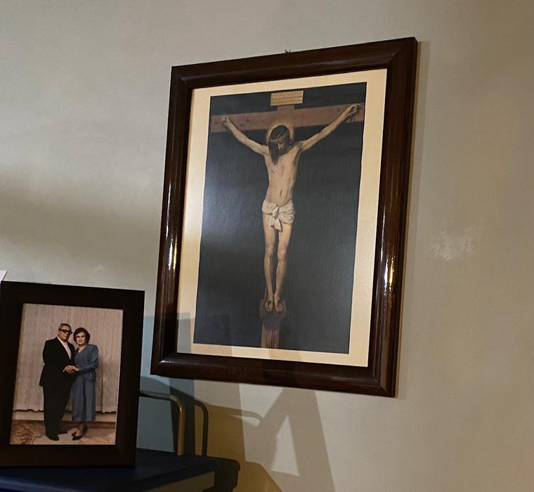 Reproducción de Cristo crucificado