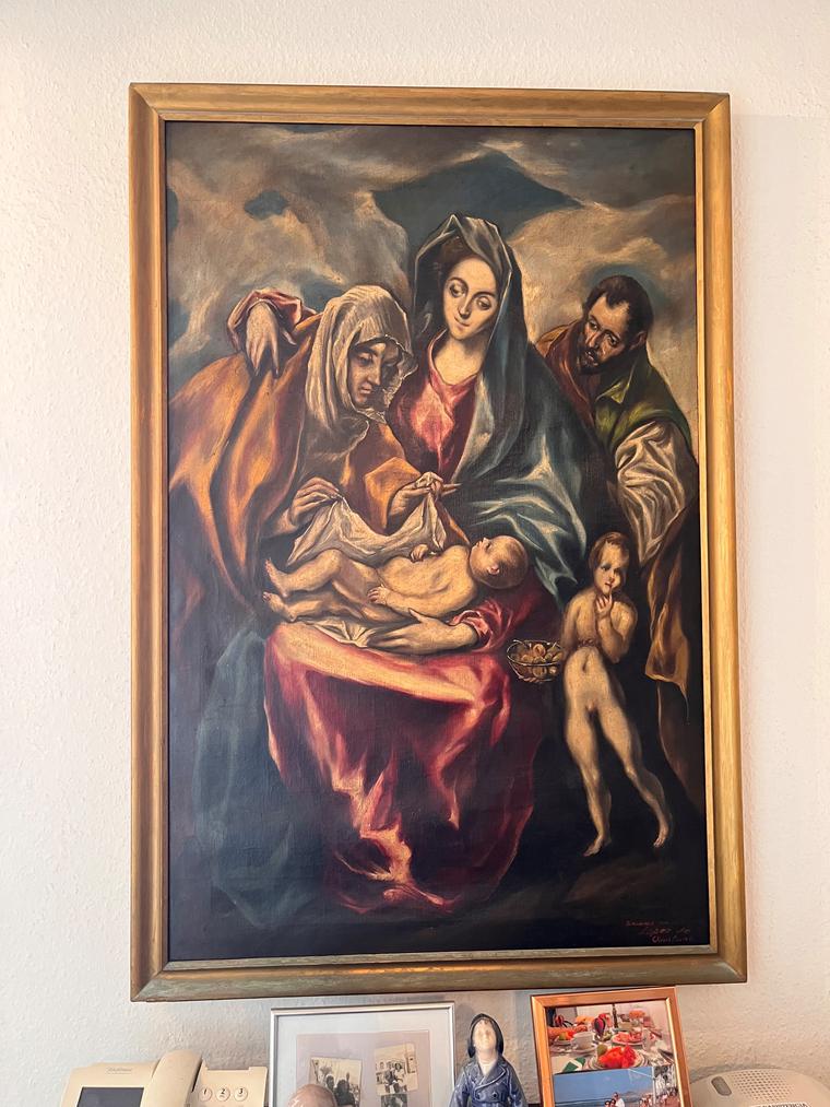 Copia de La Sagrada Familia, santa Ana y san Juanito