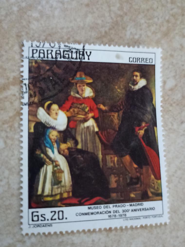Sello de La familia del pintor