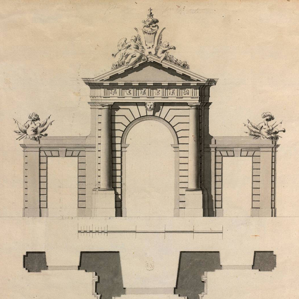 Plano del Palacio Real de Madrid