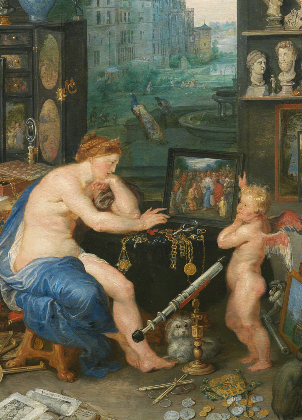 Detail of Venus and Cupid