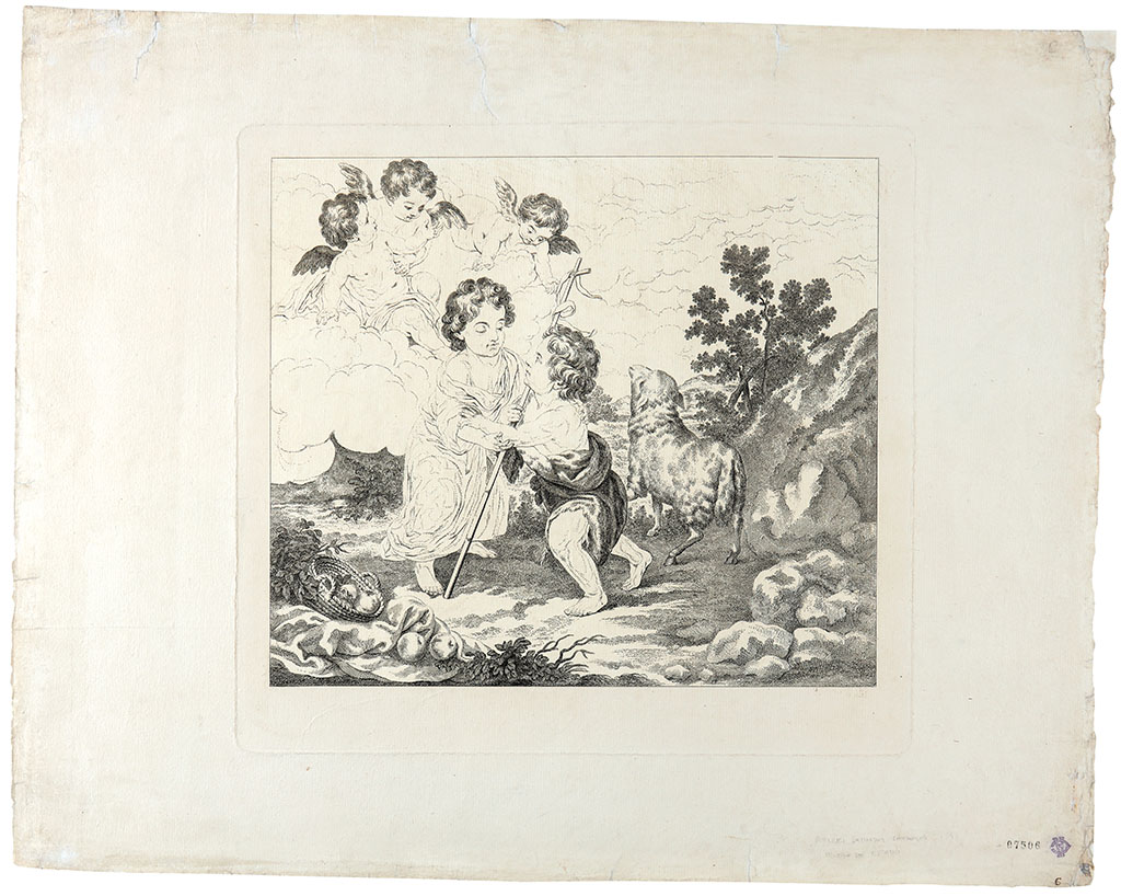 Picture of Saint John and Infant Christ Embracing