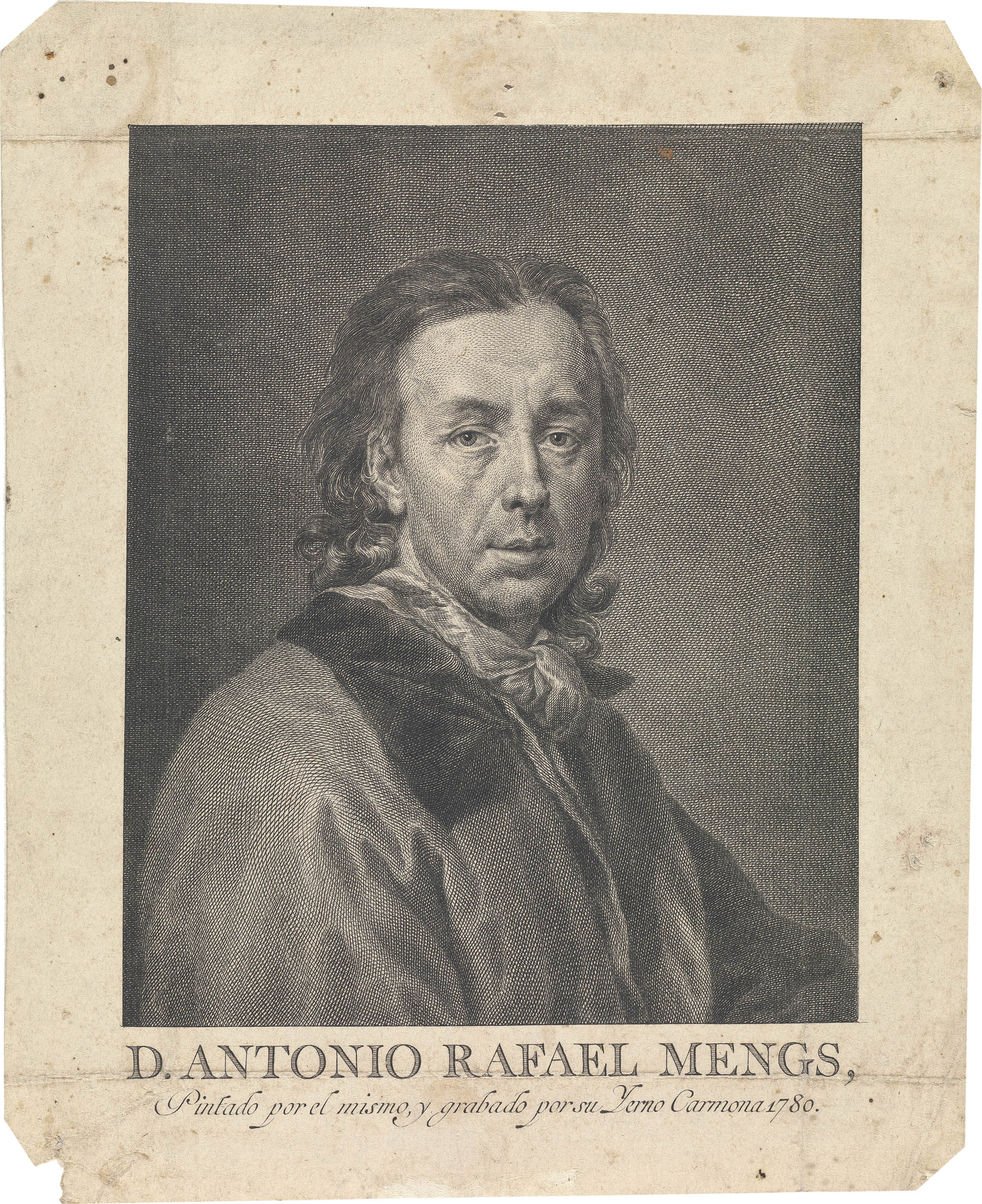 Picture of Portrait of Anton Raphael Mengs (Print)