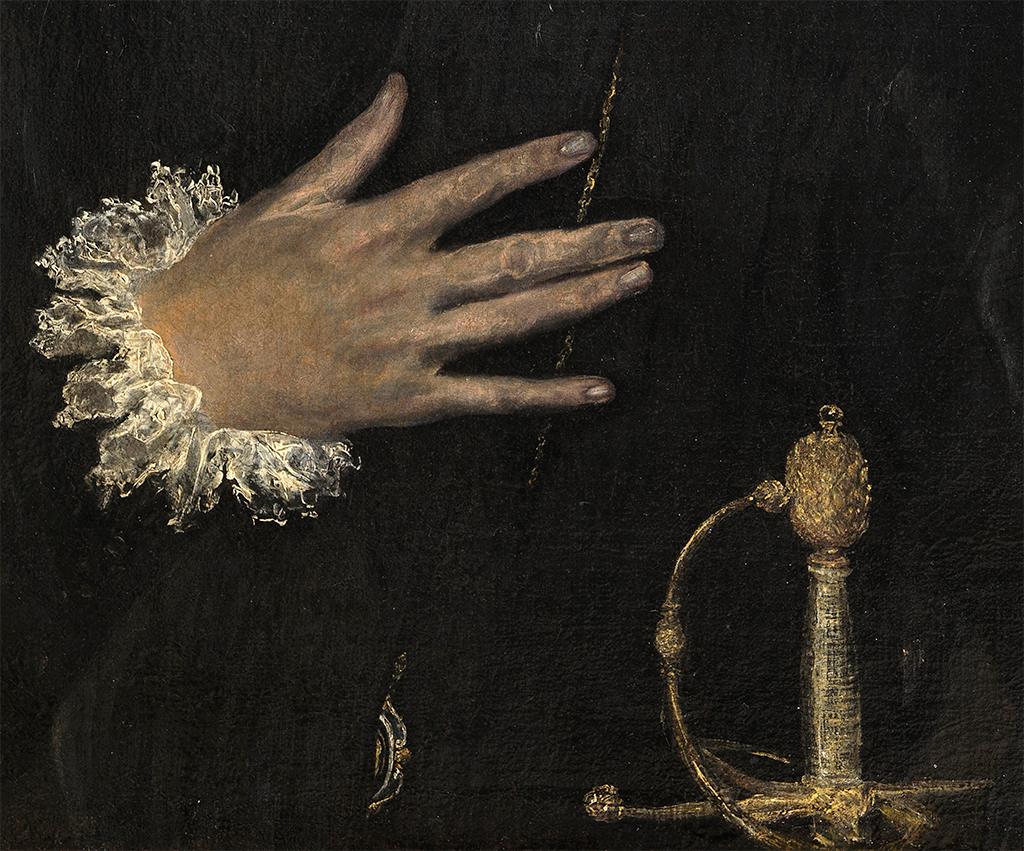 Detail hand and grip
