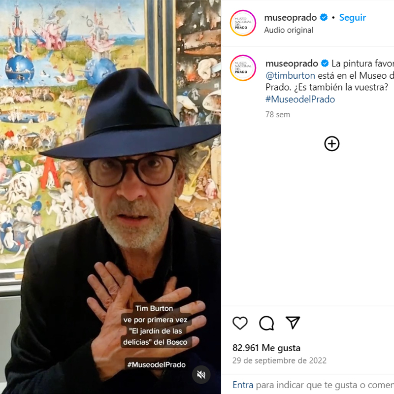 Picture of Museo del Prado's Instagram