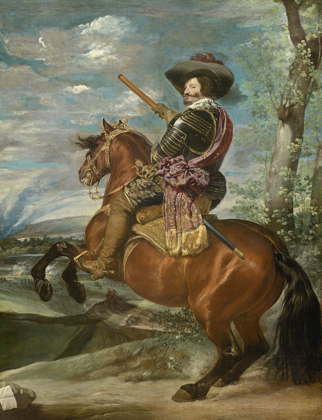 Imagen de 'Gaspar de Guzmán, conde-duque de Olivares, a caballo', de Diego Velázquez