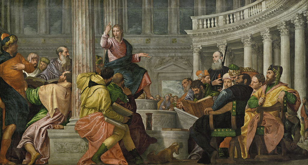 Imagen de 'La disputa con los doctores en el Templo', de Veronés