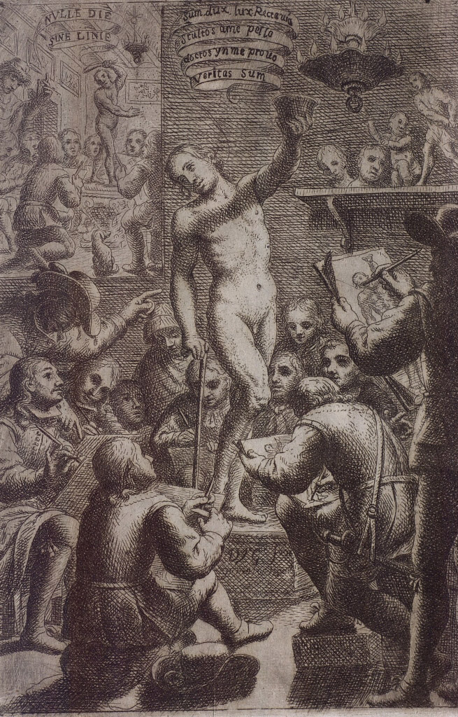 Imagen de José García Hidalgo, Principios para estudiar el nobilissimo, y real arte de la pintura…, Valencia, después de 1700. Mad/189