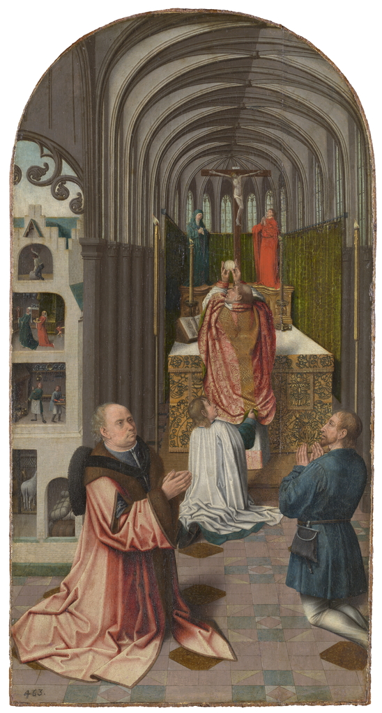 Imagen de Celebración de una misa, de Aert van den Bossche