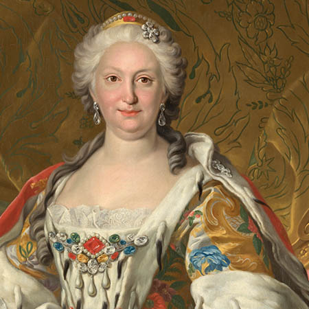Imagen de La reina Isabel de Farnesio de Louis-Michel van Loo
