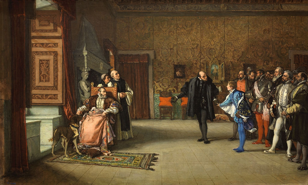 Imagen de la obra 'Presentación de Juan de Austria al emperador Carlos V, en Yuste'